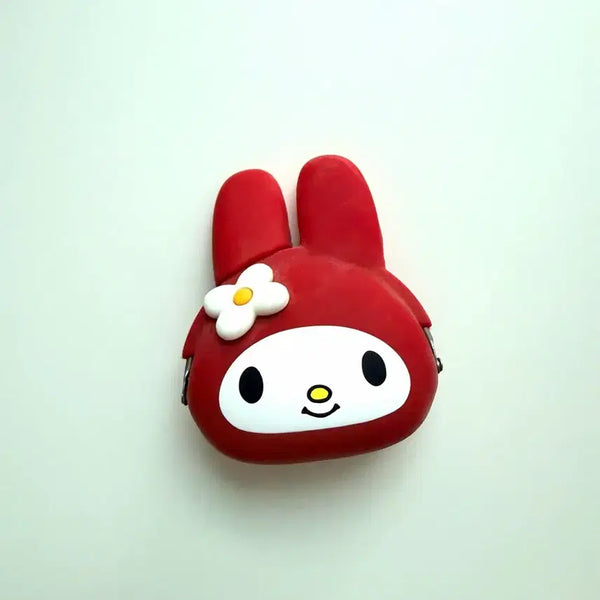 [BUNJANG] Sanrio My Melody Silicone Coin Pouch Mini Pouch / 산리오 마이멜로디 실리콘 동전 지갑 미니파우치 일본
