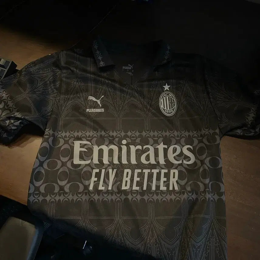 [BUNJANG] AC Milan x Pleasures Replica Jersey S / AC밀란 x 플레져스 저지 레플리카 s