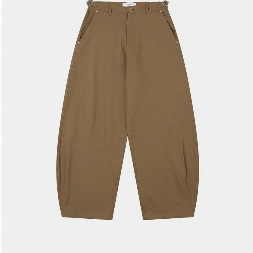 [BUNJANG] Waveness Oblique Curved Chino Pants 2.0 - Sand Camel / (3사이즈)웨이비니스 오블리크 커브드 치노팬츠 2.0- 샌드카멜
