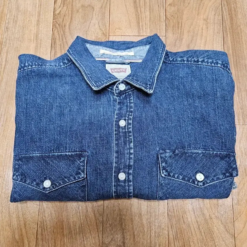 [BUNJANG] Levi's Western Denim Shirt / 리바이스 웨스턴 데님 셔츠