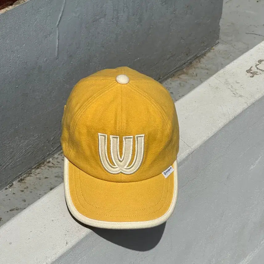 [BUNJANG] MU Sport Yellow Ball Cap Hat / [F] MU sport 엠유스포츠 옐로우 볼캡 모자