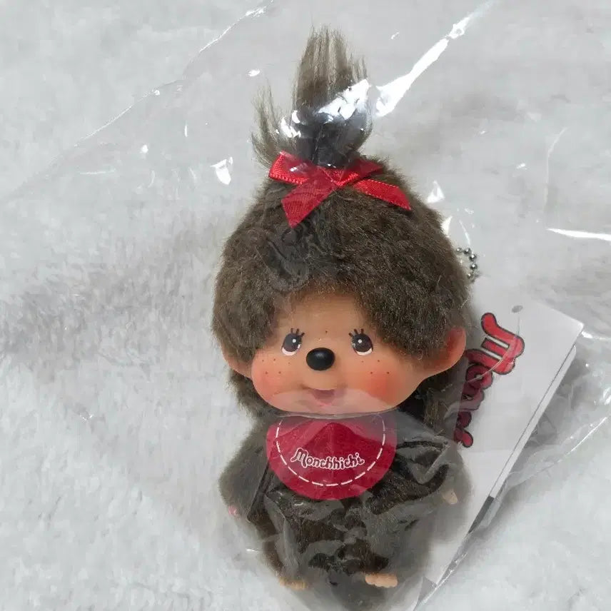 [BUNJANG] Big Head Monchhichi Girl SS Keyring / 빅헤드 대두 몬치치 여아 ss 키링 키체인