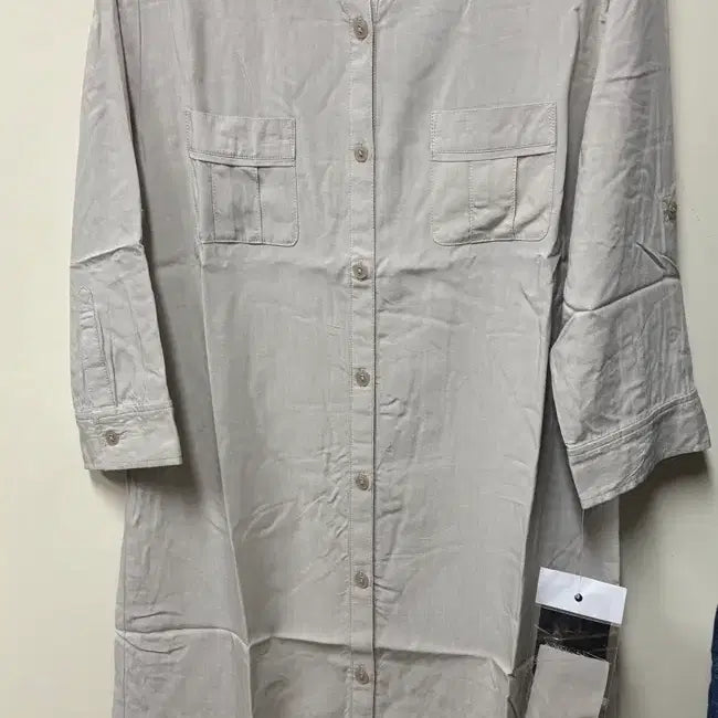 [BUNJANG] Unused Japanese Vintage Rayon Shirt Dress / 미사용 일본 빈티지 레이온 셔츠원피스
