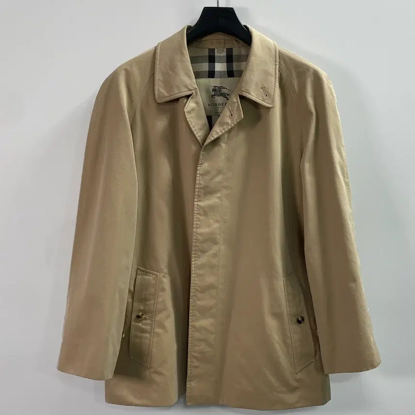 [BUNJANG] Burberry Beige Single Short Trench Coat / 버버리 베이지 싱글 숏 맥코트 (on.501)