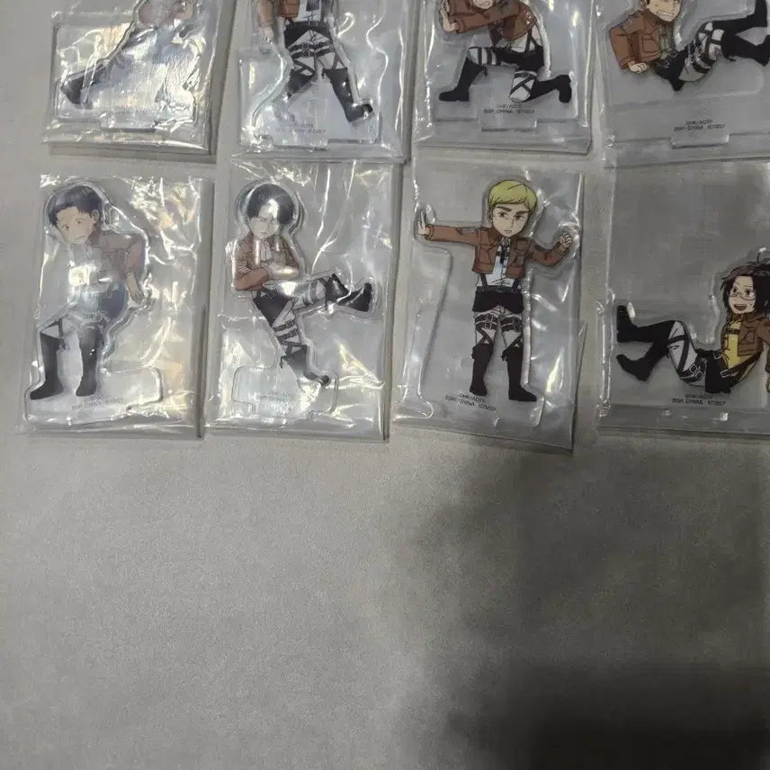 [BUNJANG] Attack on Titan Ichiban Kuji H Prize Acrylic Stand Full Set / 진격의거인 제일복권 H상 풀세트 택포 3.7