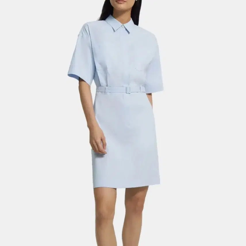 [BUNJANG] Theory Shirt Dress / Theory 띠어리 린넨 원피스 (44-55)