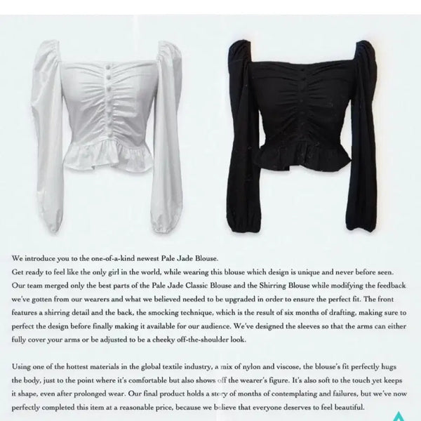 [BUNJANG] Fave Jade C+S Blouse Black / 페일제이드 C+S 블라우스 블랙