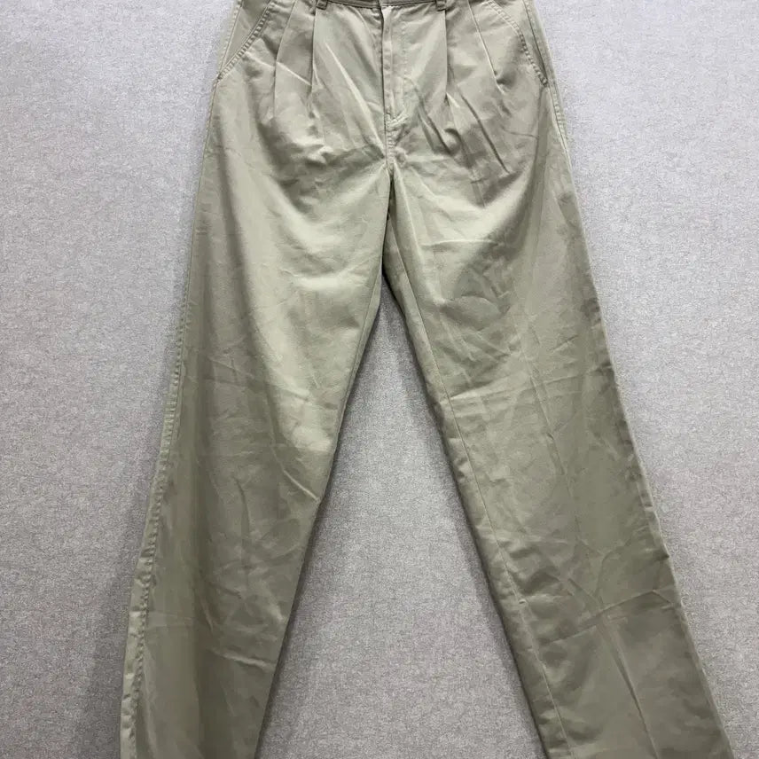 [BUNJANG] Balmer Beige Cotton Straight Fit Pants / 발머 Balmer 베이지 코튼 팬츠