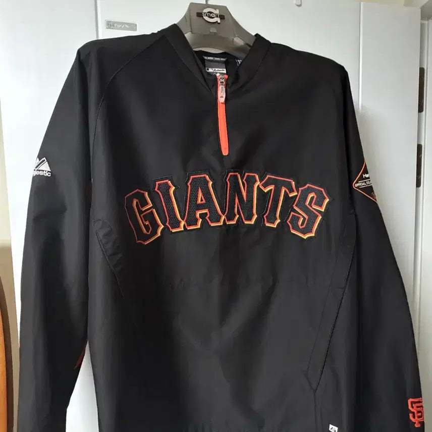 [BUNJANG] Majestic San Francisco Giants Cool Base Zip-Up Warm-Up / 마제스틱 샌프란시스코 자이언츠 쿨베이스 집업웜업