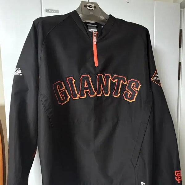 [BUNJANG] Majestic San Francisco Giants Cool Base Zip-Up Warm-Up / 마제스틱 샌프란시스코 자이언츠 쿨베이스 집업웜업