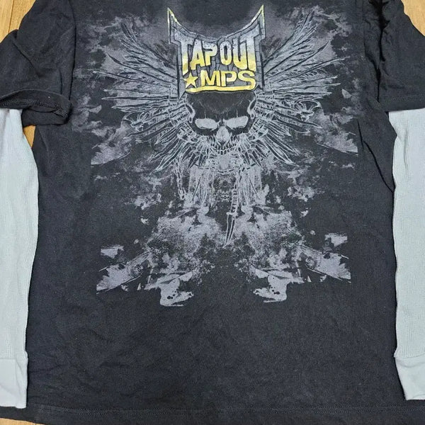 [BUNJANG] Tapout Vintage Long Sleeve T-Shirt / 탭아웃 빈티지 긴팔티
