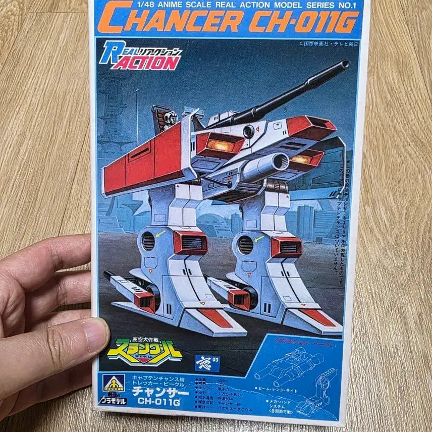 [BUNJANG] Aoshima Chancer CH-011G 1/48 Real Action Model (Vintage) / 고전프라 아오시마 챈서 CH-011G 1/48 리얼액션 모델 (구판)