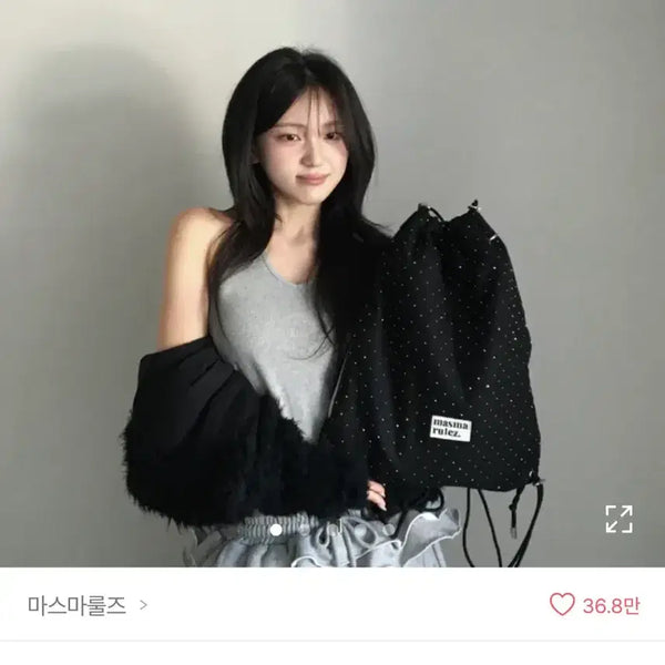 [BUNJANG] MARRUZ Dot Bag String Backpack / 마스마룰즈 도트백 짐색 스트링 백팩