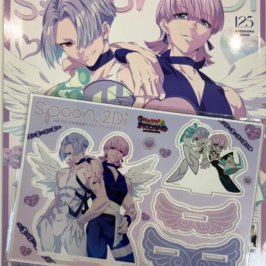 [BUNJANG] Pantsy & Stockings Poly Brothers Spoon + Acrylic Stand (Sealed) / 주말 할인! 팬티&스타킹 팬스가 폴리 형제 스푼+아크릴 스탠드 미개봉