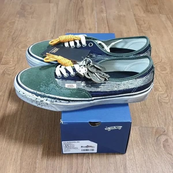 [BUNJANG] Vans Authentic 44 LX Charmes Green Blue / [270]반스 LX 어센틱 44 참스 그린 블루
