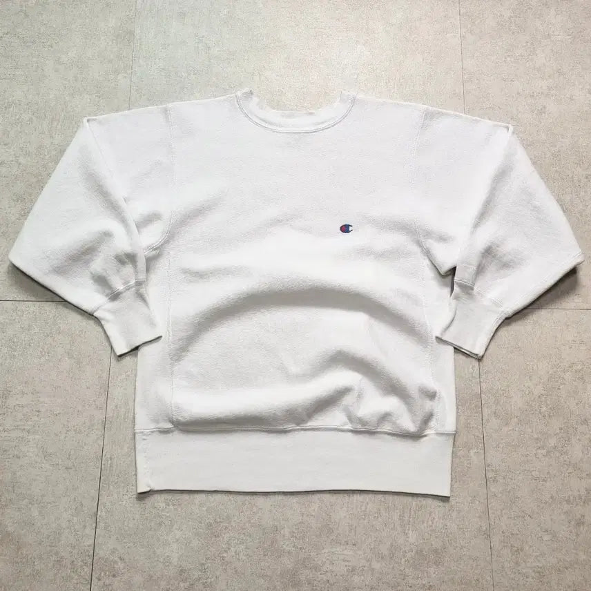 [BUNJANG] 90s USA Champion Reverse Weave Sweatshirt White L / 90s USA 챔피언 리버스위브 화이트 L sz