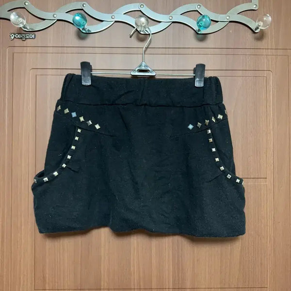 [BUNJANG] Japanese Vintage Y2K Rock Punk Balloon Cubic Skirt / 공겜여주 일본 빈티지 y2k 락 펑크 벌룬 큐빅 스커트