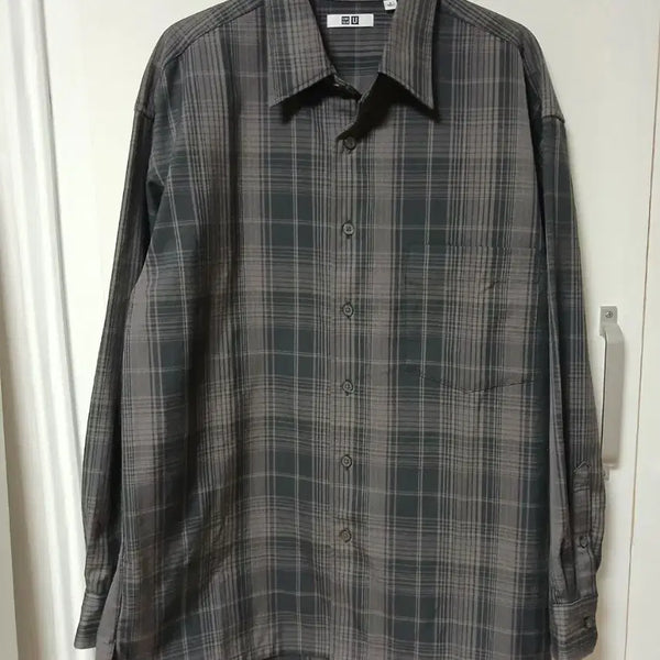 [BUNJANG] Uniqlo U Flannel Oversized Check Shirt / 유니클로U 플란넬 오버사이즈 체크 셔츠