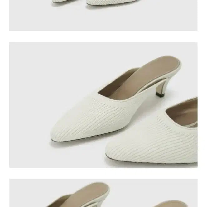 [BUNJANG] Yumer Leather Knit Mule Shoes / 유메르 내피까지가죽, 니트 뮬 240 새상품 60%할인 착화감best/ 시에디올샤넬로아르
