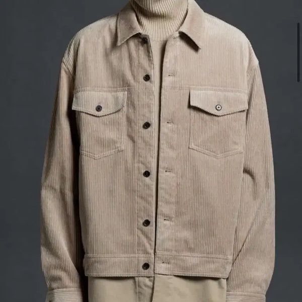[BUNJANG] Jill Stuart New York Corduroy Layered Shacket L / [새상품급] 질스튜어트뉴욕 코듀로이 레이어드 셔켓