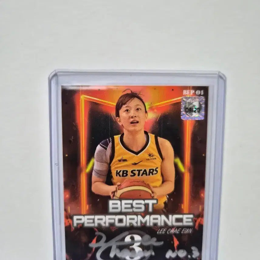 [BUNJANG] WKBL Lee Chae-eun Best Performance Autographed Card (Limited Edition) / [WKBL] 이채은 베스트 퍼포먼스 오토(싸인) 카드