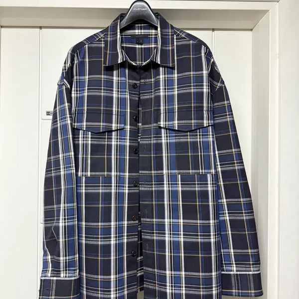 [BUNJANG] Jill Stuart New York Check Shirt Jacket / [새상품급] 질스튜어트뉴욕 체크 셔츠 자켓 셔켓