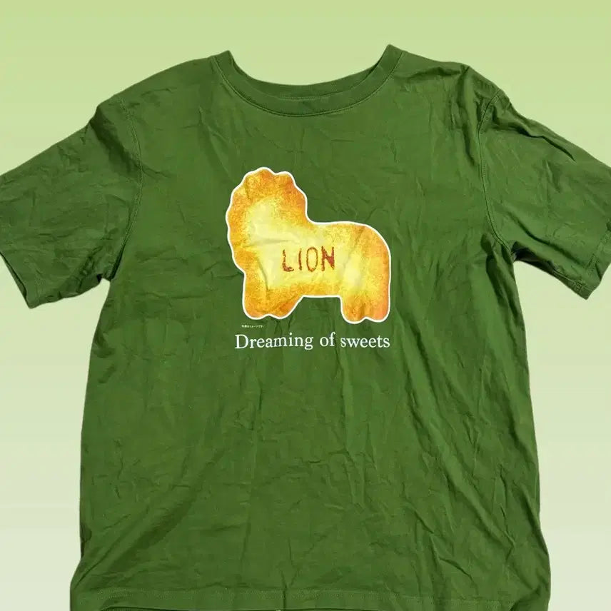 [BUNJANG] Vintage Ginbis Biscuit Lion T-Shirt / 빈티지 긴비스 비스킷 사자 티셔츠