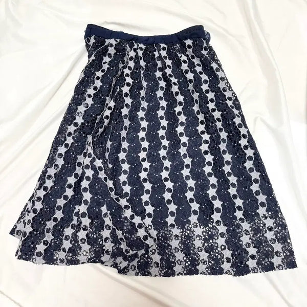 [BUNJANG] Vintage Star Pattern Y2K Midi Skirt / 빈티지 별무늬 스타 y2k 스커트 일빈