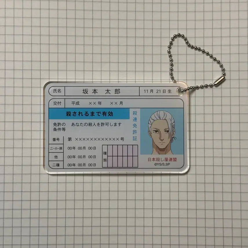 [BUNJANG] Sakamoto Days Sakamoto Assassination License Acrylic Keyring / 사카모토 데이즈 사카모토 살인면허 아크릴 키링