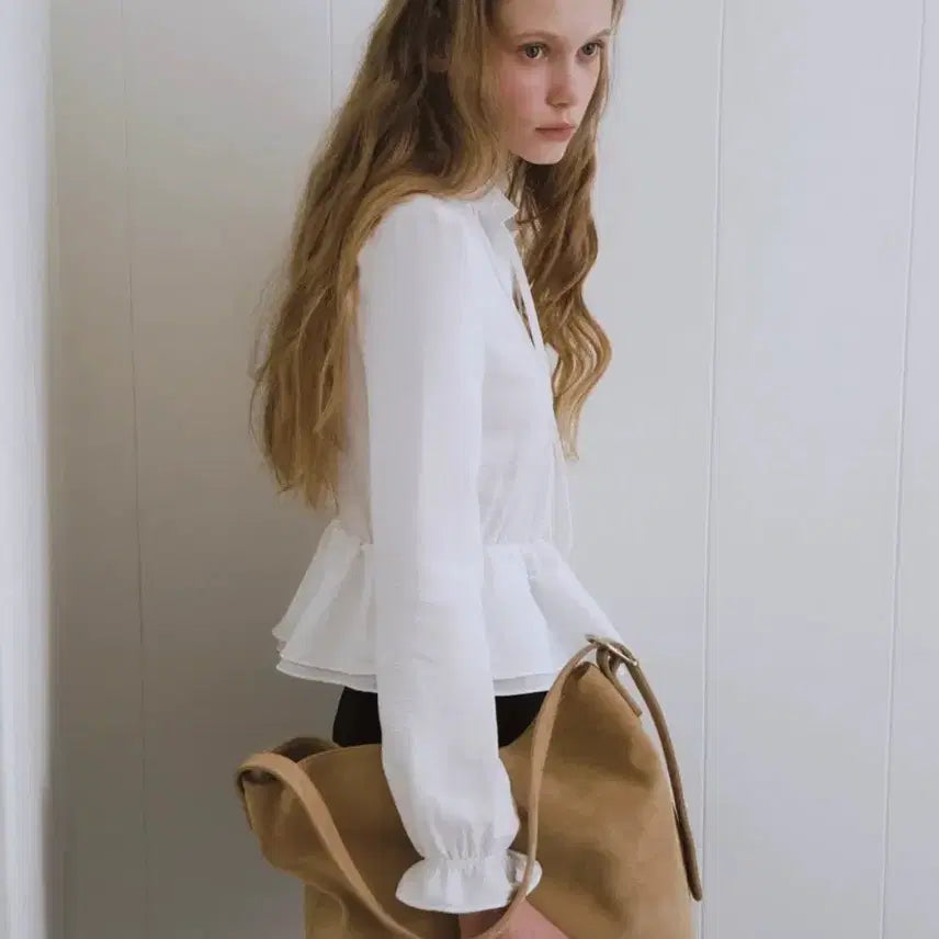 [BUNJANG] L.Vein Anus Suede Hobo Bag Beige / 정가31만)르베인 아누스 스웨이드 호보백 베이지