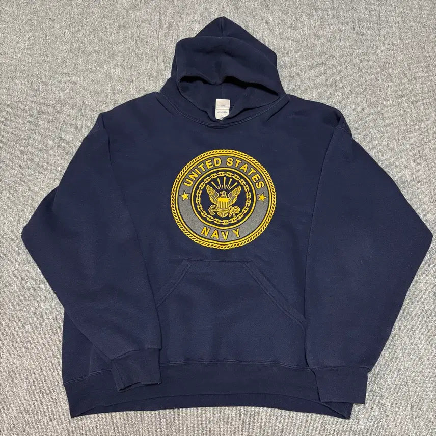 [BUNJANG] US Navy Hoodie Navy / [XL] / US 해군 Navy 후드 / 네이비
