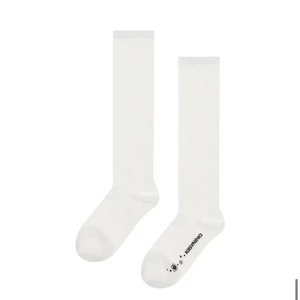 [BUNJANG] KISYNING White Knee-High Socks / KISYNING 키시닝 화이트 니삭스