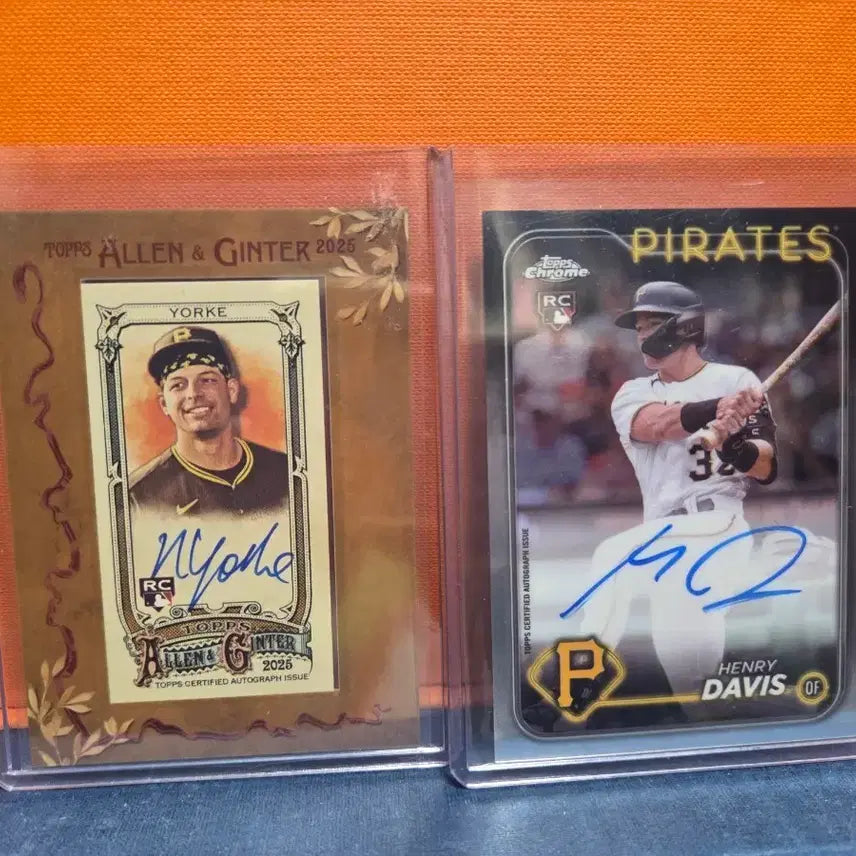 [BUNJANG] Nick Yorke / Triston Casas 2020 Bowman Chrome Prospect Autograph Trading Cards / 닉 요크/헨리 데이비스 루키 온카드 오토 (2장)