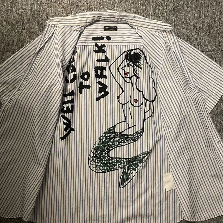[BUNJANG] Comme des Garçons Homme Plus Galson Short Sleeve Shirt L / 04SS 꼼데가르송 옴므 플러스 갤슨 반팔 셔츠 [L]