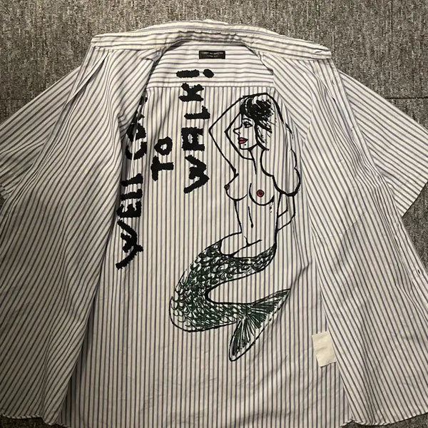 [BUNJANG] Comme des Garçons Homme Plus Galson Short Sleeve Shirt L / 04SS 꼼데가르송 옴므 플러스 갤슨 반팔 셔츠 [L]