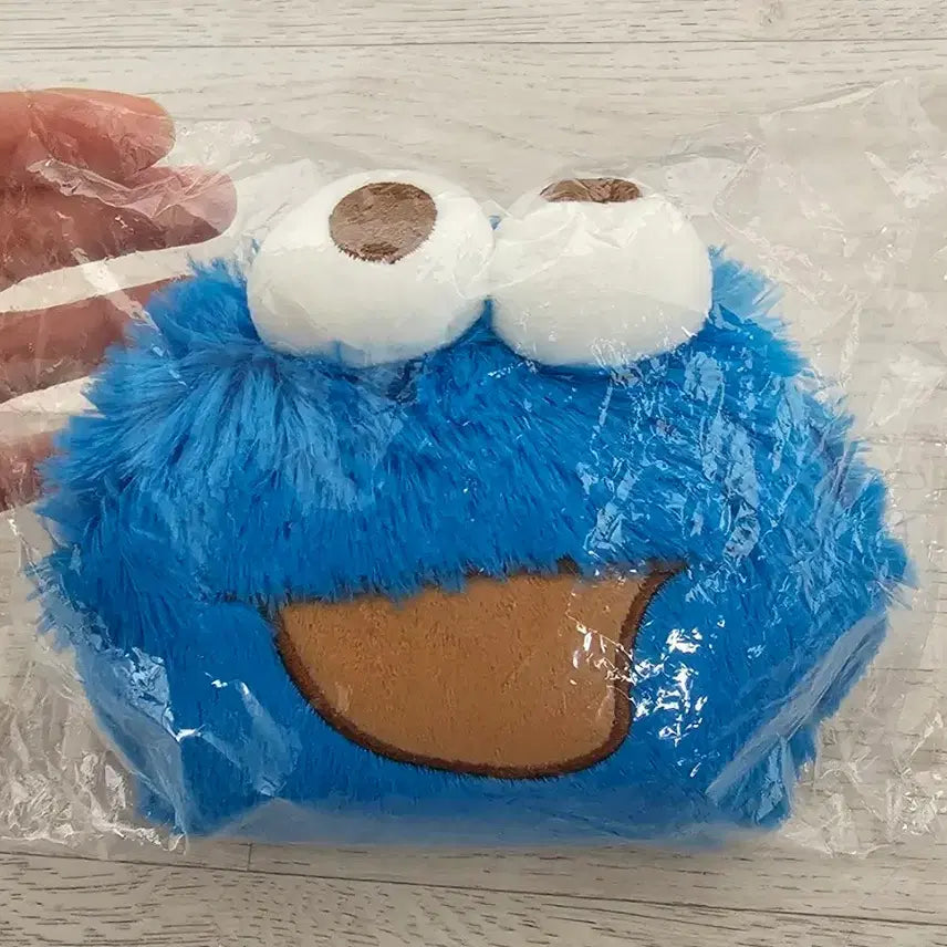 [BUNJANG] Sesame Street Cookie Monster Card Pouch Keychain / 새서미 새서미스트리트 릴패스 카드 파우치 겸욕 키링 새제품