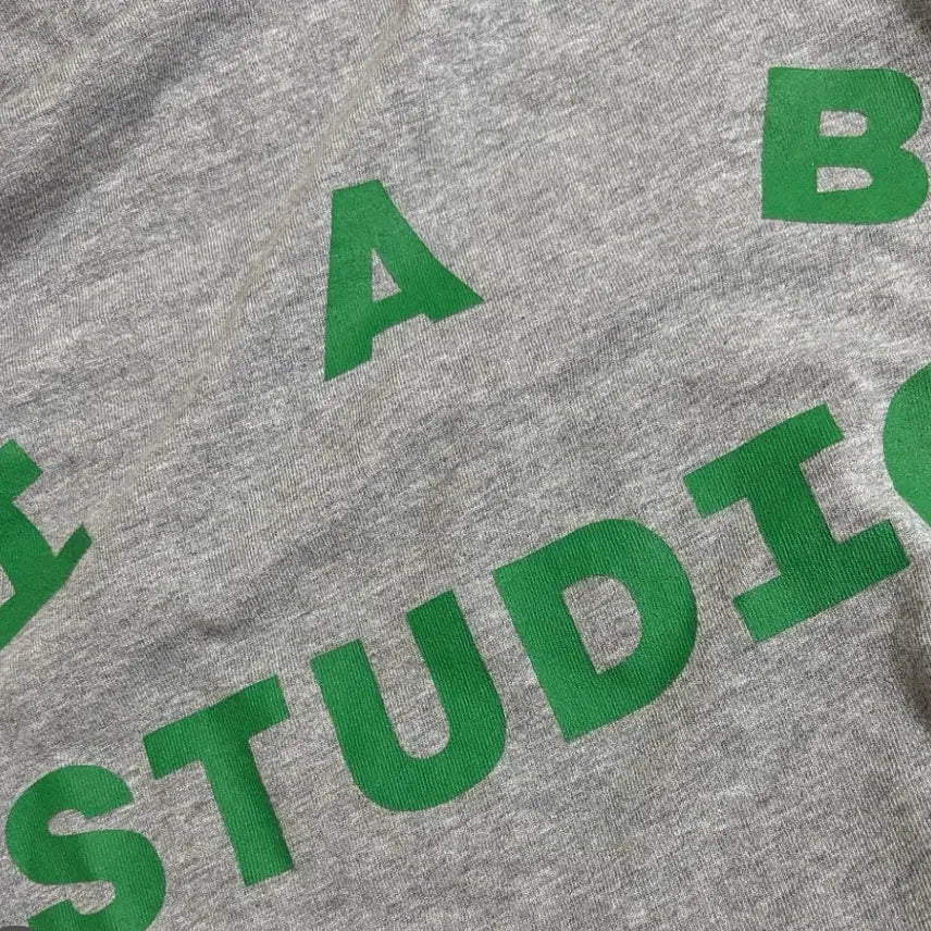 [BUNJANG] IAB Studio 22FW T-Shirt Grey Green [L] / 아이앱 스튜디오 티셔츠 그레이 그린 - 22FW [L]