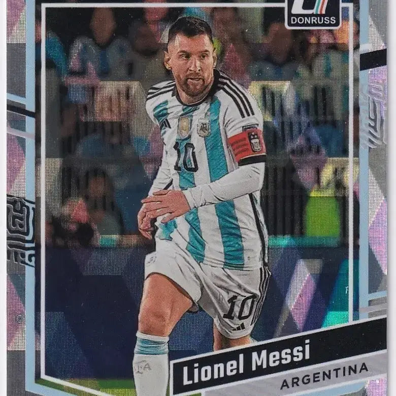 [BUNJANG] Lionel Messi 2023-24 Panini Donruss Cubic Parallel #1 Argentina Trading Card / [아르헨티나] 23-24 파니니 돈러스 리오넬 메시 큐빅 #1