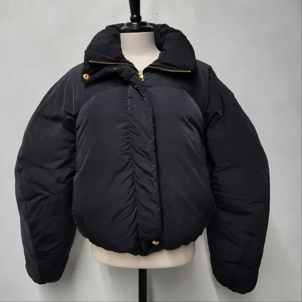 [BUNJANG] JACQUEMUS La Casa Cropped Puffer Jacket Black / JACQUEMUS La Casa 크롭 푸퍼 패딩 자켓 블랙 44~55