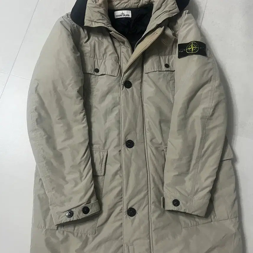 [BUNJANG] Stone Island Field Jacket Beige L / 스톤아이랜드 야상 L