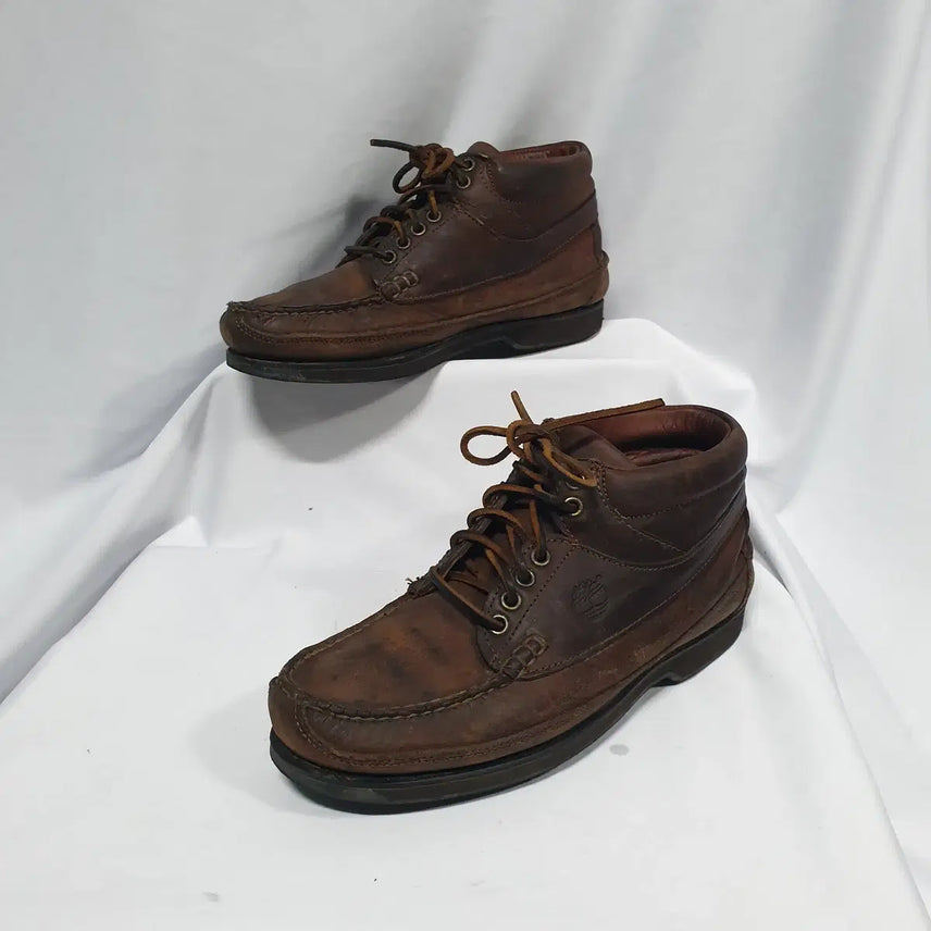 [BUNJANG] Dooha Vintage 8W/260 Timberland Moc Toe Chukka Ankle Boots / 두하빈티지 8W/260 팀버랜드 모카신 토 처카 앵클 부츠