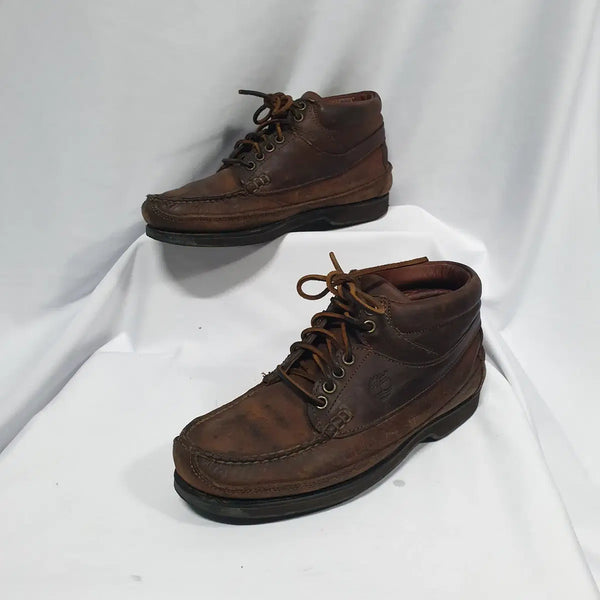 [BUNJANG] Dooha Vintage 8W/260 Timberland Moc Toe Chukka Ankle Boots / 두하빈티지 8W/260 팀버랜드 모카신 토 처카 앵클 부츠