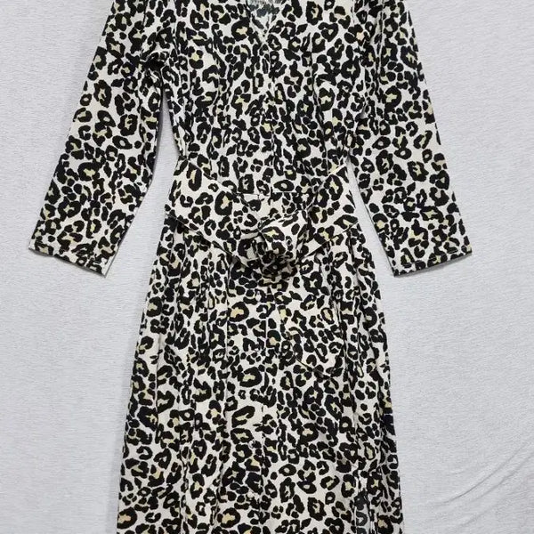 [BUNJANG] ASOS Leopard Wrap Midi Dress / ㅡ아소스 레오파드 원피스 여44 ㅡ0421