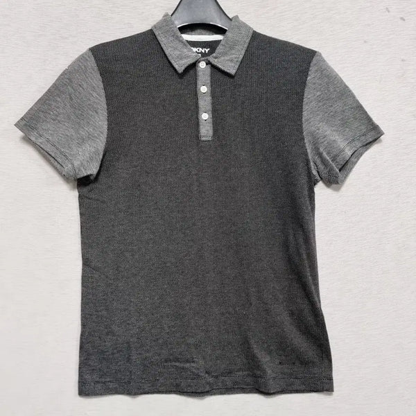 [BUNJANG] DKNY Men's Slim Fit Short Sleeve Polo Shirt Size S / DKNY 반팔카라티 남 슬림95 ㅡ0421