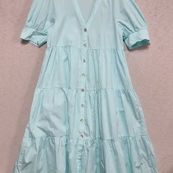 [BUNJANG] Zara V-Neck Long Dress / ㅡ자라 브이넥 롱원피스 여66 ㅡ0421