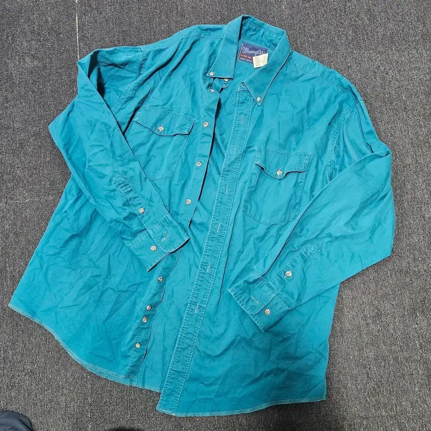 [BUNJANG] Wrangler Vintage Western Shirt / 랭글러 빈티지 웨스턴 셔츠