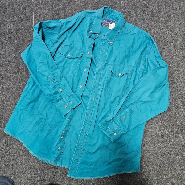 [BUNJANG] Wrangler Vintage Western Shirt / 랭글러 빈티지 웨스턴 셔츠