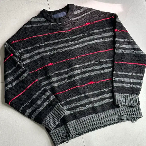 [BUNJANG] Juun.J Hand Stripe Sweater Knit / 준지 핸드 스트라이프 스웨터 니트 s사이즈 판매합니다!