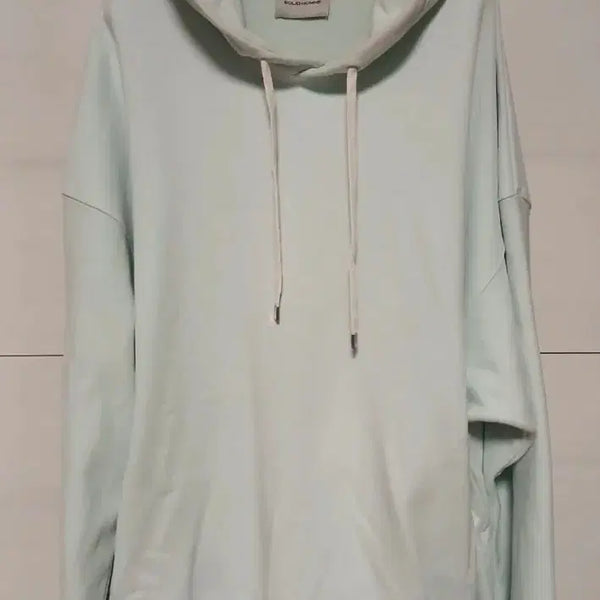 [BUNJANG] Solid Homme Mint Hoodie 50 Size / 솔리드옴므 민트색 후드티 50사이즈 105  일부얼룩 헤짐