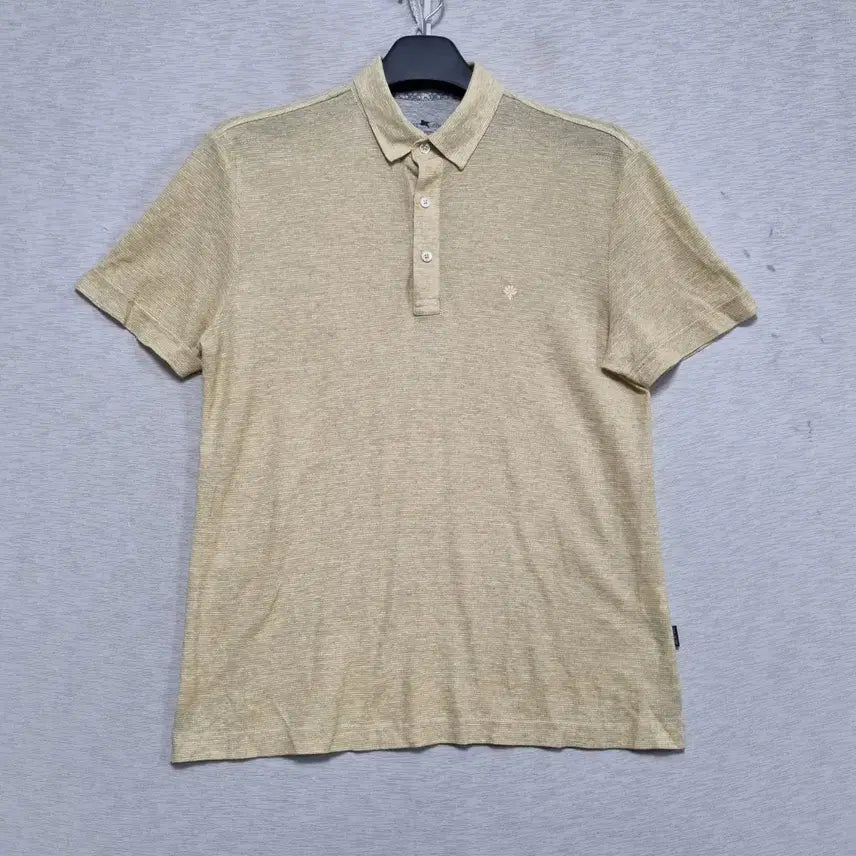 [BUNJANG] Pal Zileri Men's Beige Short-Sleeve Polo Shirt / ㅡ 빨질레리 반팔 카라티 남슬95ㅡ0110